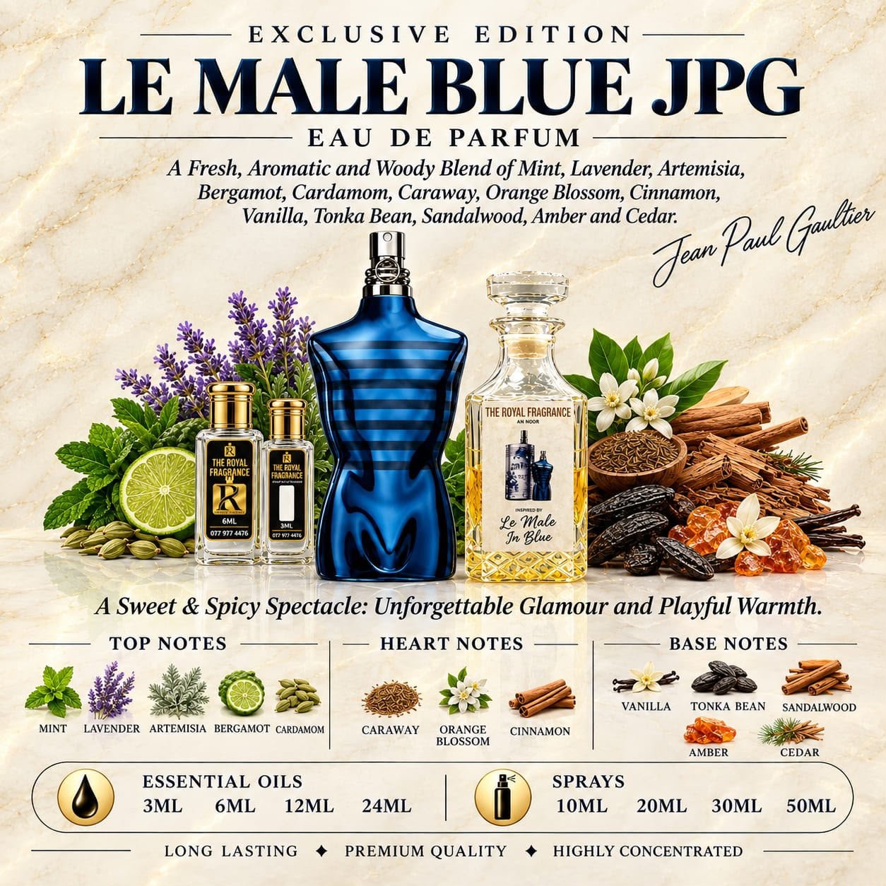 Le Male In Blue