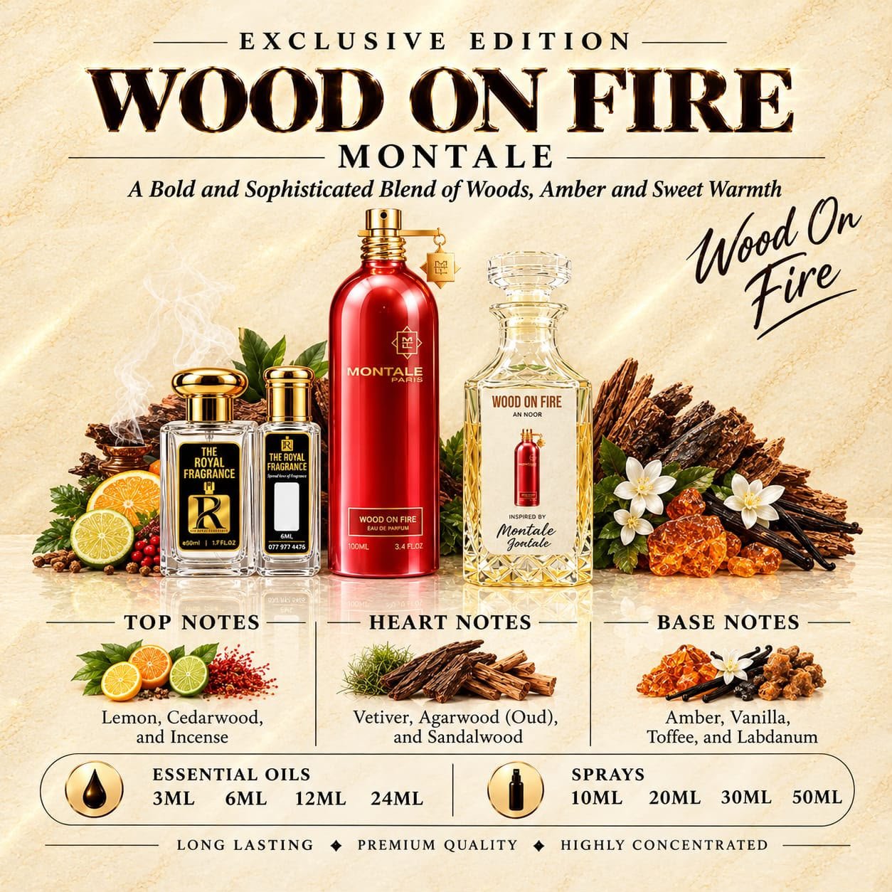 Wood on Fire by Montale