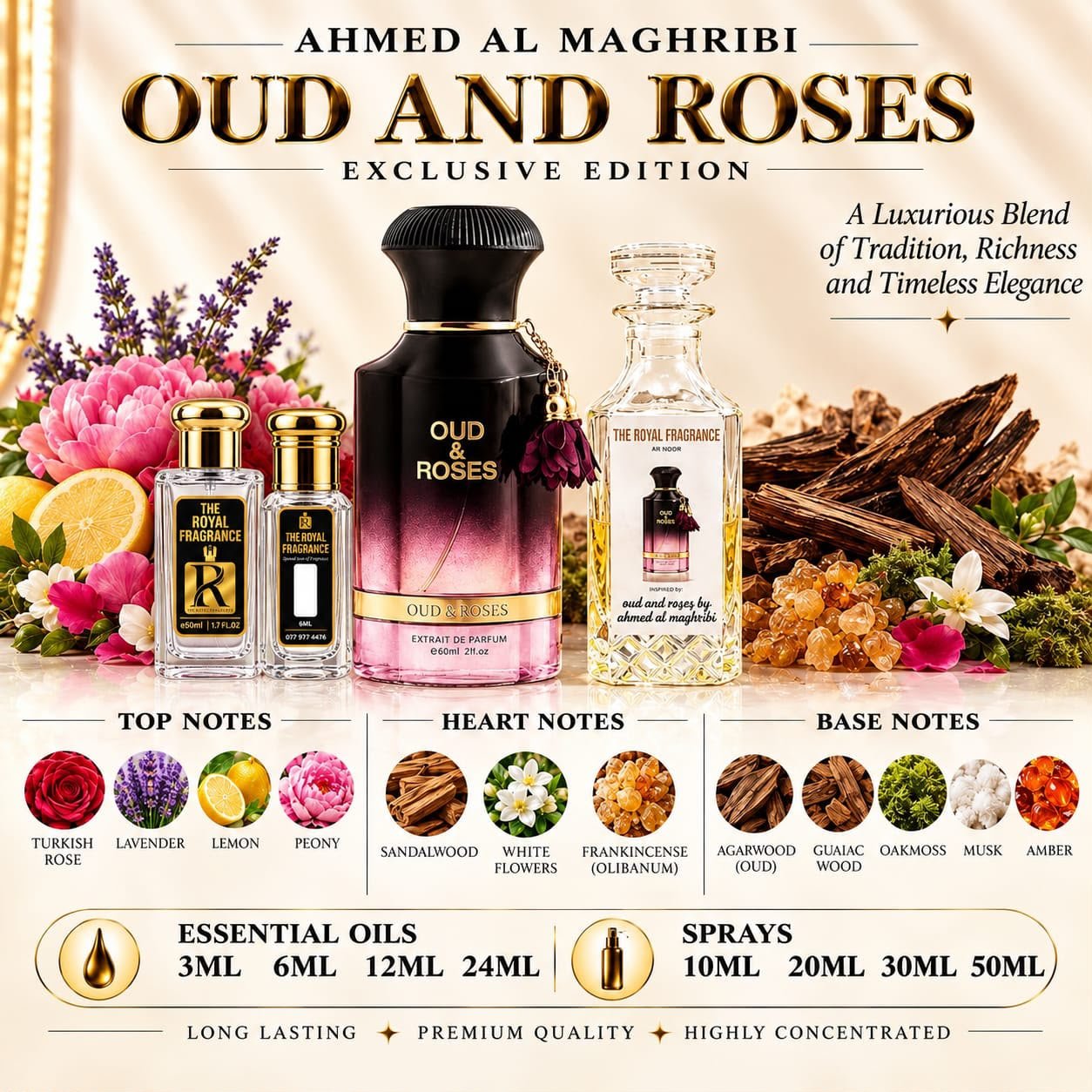 Oud & Roses by Ahmed Al Maghribi