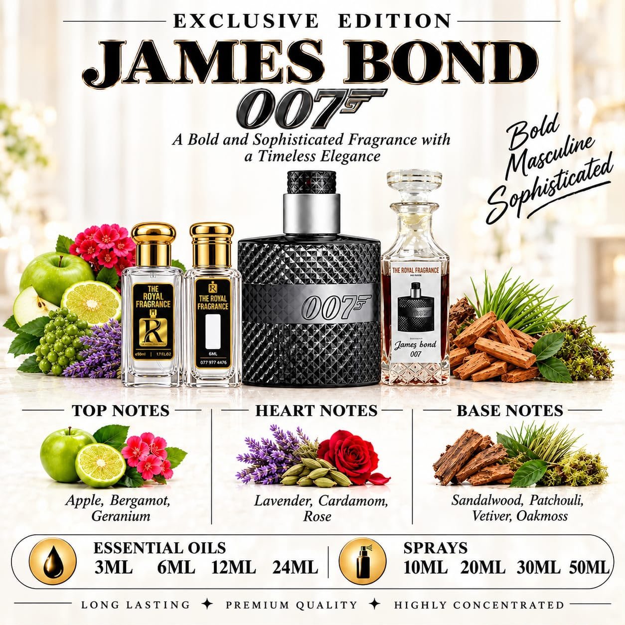 The signature James Bond 007