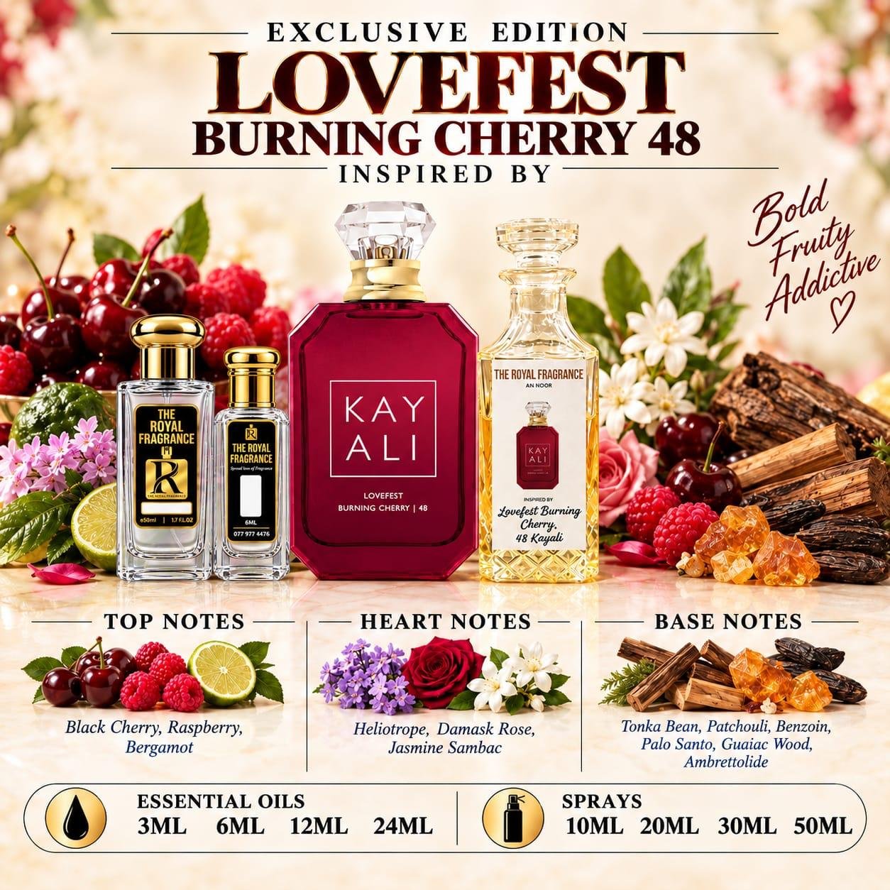 Lovefest Burning Cherry | 48 kayali
